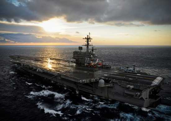 USS George H.W. Bush action