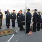 Comandante-em-Chefe da Esquadra visita seu novo Navio Capitânia, no Oriente Médio