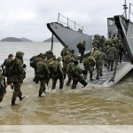Fuzileiros Navais do Brasil e dos EUA realizam exercícios de intercâmbio na Ilha da Marambaia