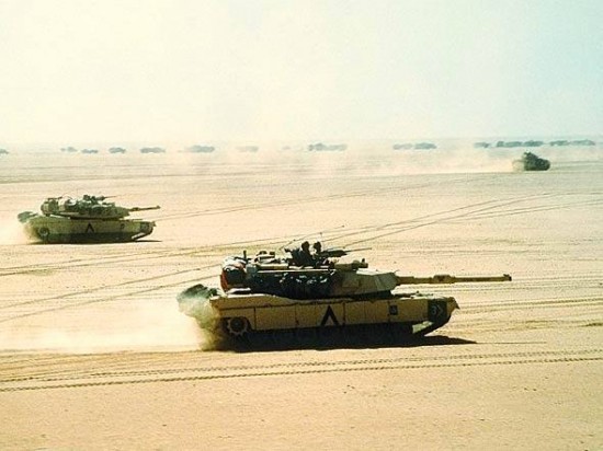 Os americanos já enviaram centenas de tanques M1 Abrams ao Iraque. Segundo relatos, o EIIL teria capturado alguns deles.