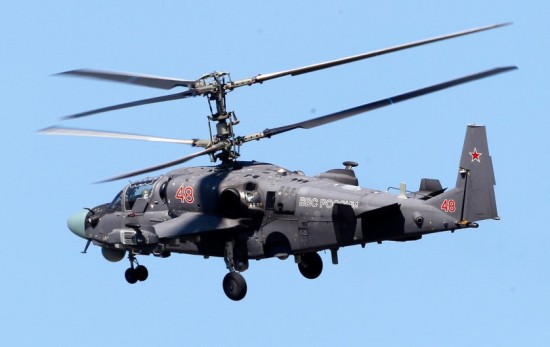 Russian Ka-52 Alligator Attack Helicopter Hokum Kamov  The navalised derivative of the Ka-52 Alligator– Ka-52K, has been selected as the new ship-borne attack type for the Russian Naval Aviation (RNA) (3)