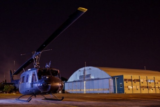 helicóptero H-1H da Força Aérea Brasileira