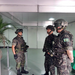 32º Batalhão de Infantaria Leve recebe a visita do Comandante da 1° DE na Operação São Francisco III 