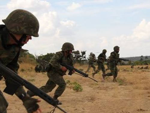 Militares durante a Operação “SUBEX”