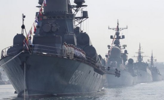 Frota russa do Mar Negro retoma presença no Mar Mediterrâneo