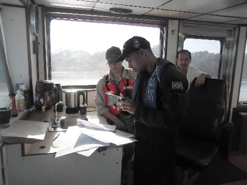 Equipe de Inspeção Naval do Navio-Transporte Fluvial “Almirante Leverger”