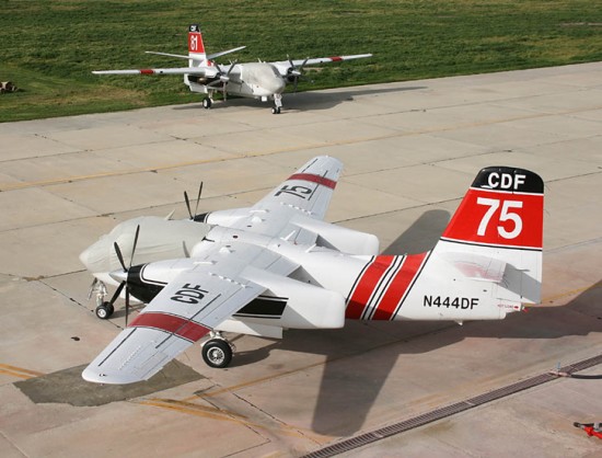 Marsh Aviation certificada e implementado a conversão de 26 ex-US Navy C-1 Trader em Turbo Trader bombeiros aéreas para o Departamento de Florestas e Protecção contra incêndios da Califórnia