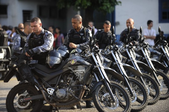 Policiais do Batalhão de Choque da PM participaram do curso de controle de distúrbios civis