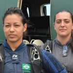 FAB completa equipe feminina de paraquedismo