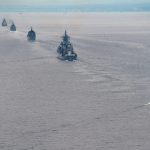 Mais de 20 navios de guerra russos saíram ao mar Báltico para manobras  