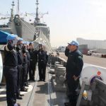 Navio da Marinha de Bangladesh recebe Comandante da Força-Tarefa Marítima da UNIFIL