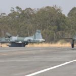 Esquadrões de caça treinam combate aéreo na Base Aérea de Anápolis 