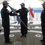 Força-Tarefa Marítima (FTM) da UNIFIL realiza cerimônia de Passagem do Navio Capitânia