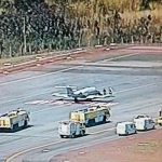 Jato da FAB faz pouso de emergência no Aeroporto de Brasília