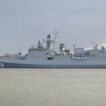 Russia testa sua nova fragata a Admiral Grigorovich