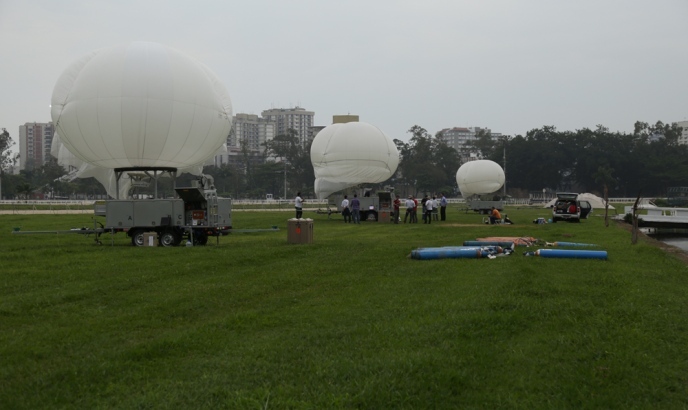 Os balões desenvolvidos pela Altave em São José