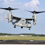 Aeronaves “Osprey” chegam ao Brasil para apoiar a Operação UNITAS Amphibious