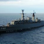 Fragata “Greenhalgh” realiza reabastecimento com a US Navy durante a Pré-UNITAS 2015